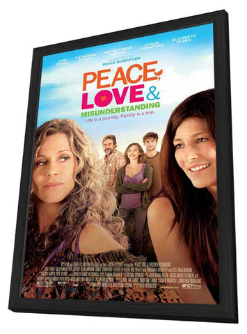 Peace, Love & Misunderstanding 11 x 17 Movie Poster - Style A - in Deluxe Aluminum Frame