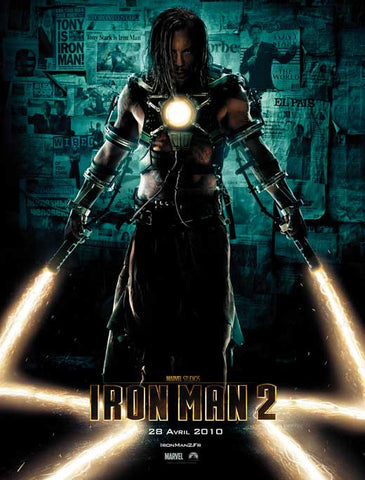 Iron Man 2 27 x 40 Movie Poster - French Style B
