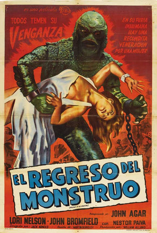 Revenge of the Creature 27 x 40 Movie Poster - Spanish Style A
