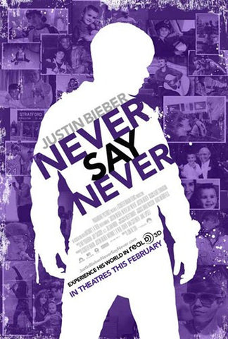 Justin Bieber: Never Say Never Movie Poster Print