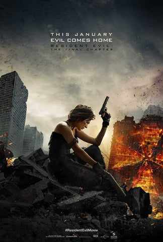 Resident Evil: The Final Chapter 27 x 40 Movie Poster - Style F