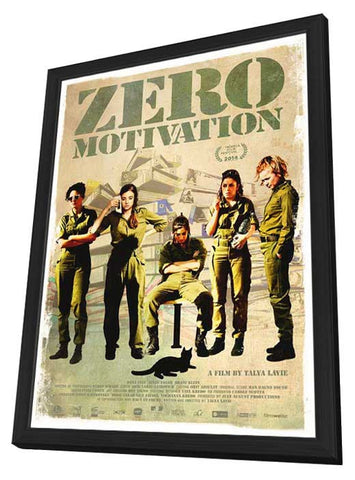 Zero Motivation 11 x 17 Movie Poster - Canadian Style A - in Deluxe Aluminum Frame
