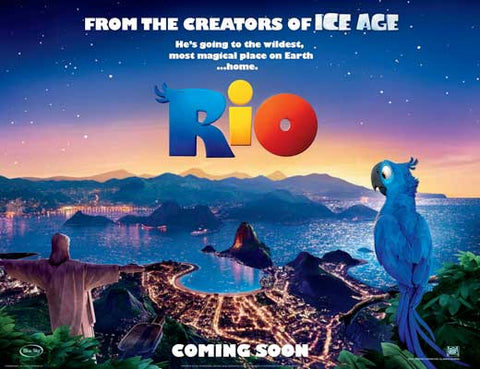 Rio 30 x 40 Movie Poster UK - Style A