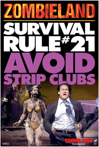 Zombieland 27 x 40 Movie Poster - Style D