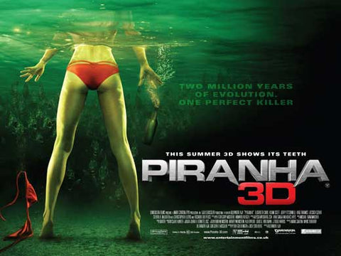 Piranha 3-D 27 x 40 Movie Poster - UK Style A