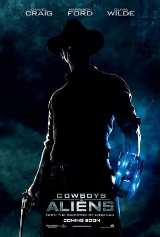 Cowboys & Aliens 27 x 40 Movie Poster - Style B