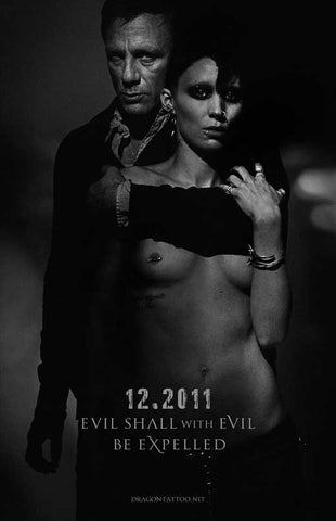 The Girl with the Dragon Tattoo 27 x 40 Movie Poster - Style B
