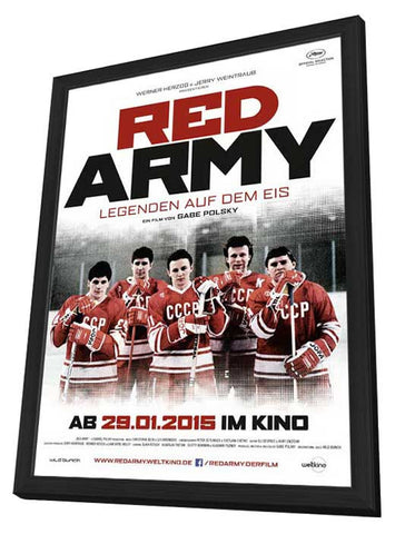 Red Army 11 x 17 Movie Poster - German Style A - in Deluxe Aluminum Frame