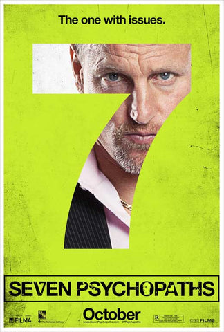 Seven Psychopaths 27 x 40 Movie Poster - Style G