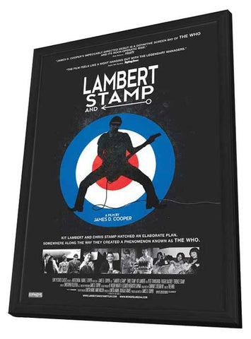 Lambert & Stamp 11 x 17 Movie Poster - Canadian Style A - in Deluxe Aluminum Frame