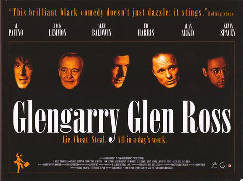 Glengarry Glen Ross 30 x 40 Movie Poster UK - Style A