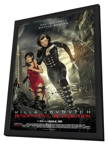 Resident Evil: Retribution 11 x 17 Movie Poster - Style B - in Deluxe Aluminum Frame