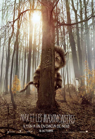 Where the Wild Things Are 27 x 40 Movie Poster - French Style A