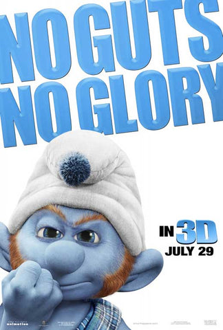 The Smurfs 11 x 17 Movie Poster - UK Style E