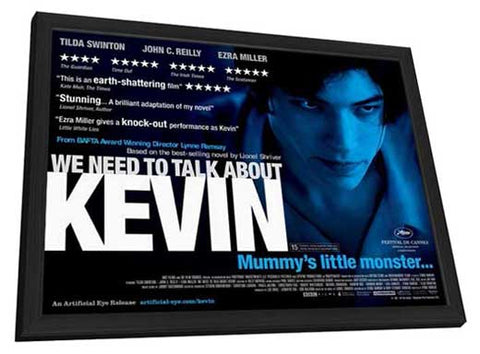 We Need to Talk About Kevin 11 x 17 Movie Poster - UK Style B - in Deluxe Aluminum Frame