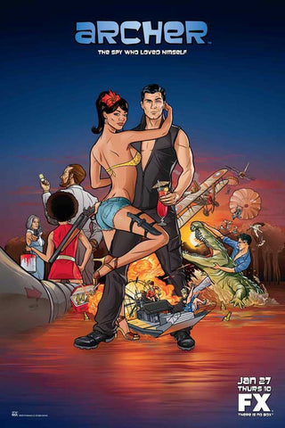 Archer (TV) 27 x 40 TV Poster - Style A