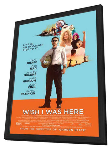 Wish I Was Here 11 x 17 Movie Poster - Style B - in Deluxe Aluminum Frame