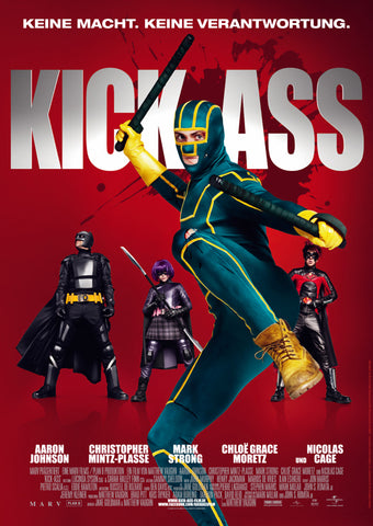 Kick-Ass 27 x 40 Movie Poster - German Style A