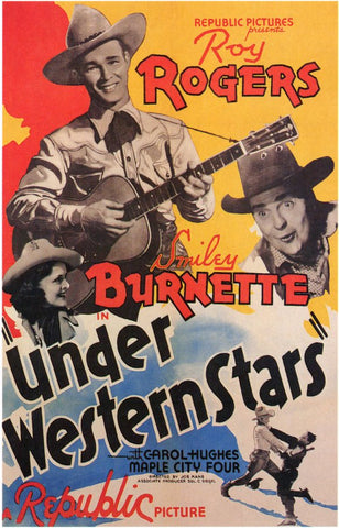 Under Western Stars 11 x 17 Movie Poster - Style B