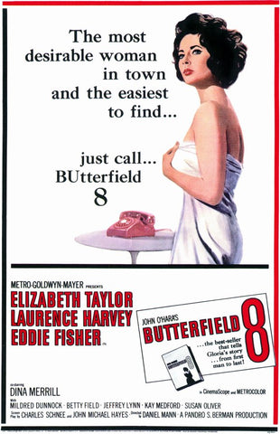 Butterfield 8 11 x 17 Movie Poster - Style A