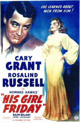 His Girl Friday 11 x 17 Movie Poster - Style A