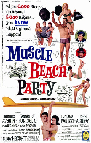 Muscle Beach Party 11 x 17 Movie Poster - Style A