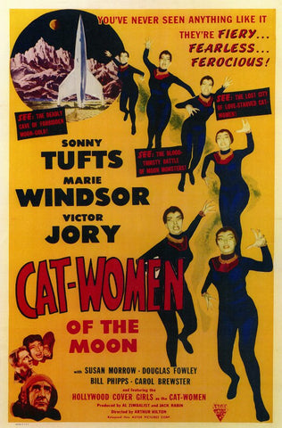 Cat Women of the Moon 11 x 17 Movie Poster - Style A