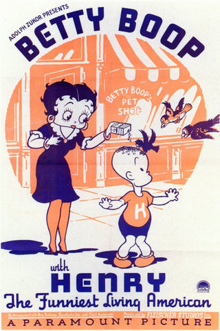 Betty Boop with Henry 11 x 17 Movie Poster - Style A
