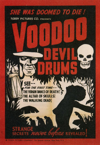 Voodoo Devil Drums 11 x 17 Movie Poster - Style A