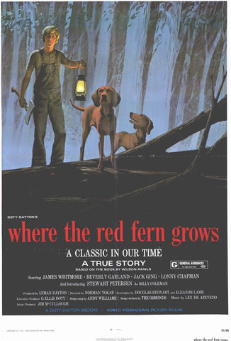 Where the Red Fern Grows 11 x 17 Movie Poster - Style A