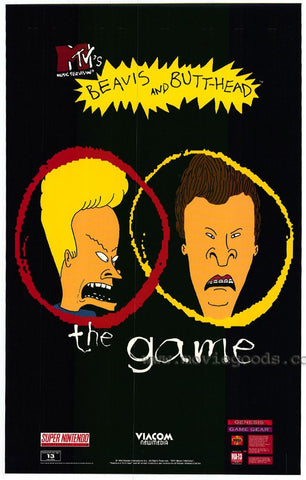 Beavis and Butthead Do America 11 x 17 Movie Poster - Style B