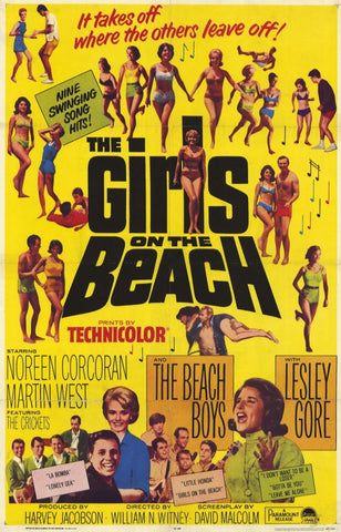 The Girls On the Beach 11 x 17 Movie Poster - Style A