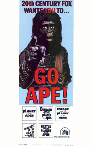 Planet of the Apes 11 x 17 Movie Poster - Style B