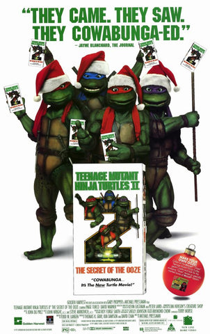 Teenage Mutant Ninja Turtles 2: The Secret of the Ooze 11 x 17 Movie Poster - Style B