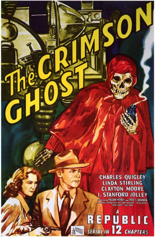 The Crimson Ghost 11 x 17 Movie Poster - Style A