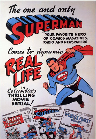 Superman 11 x 17 Movie Poster - Style B