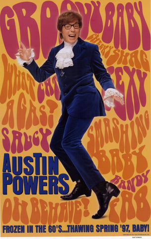 Austin Powers: International Man of Mystery 11 x 17 Movie Poster - Style C