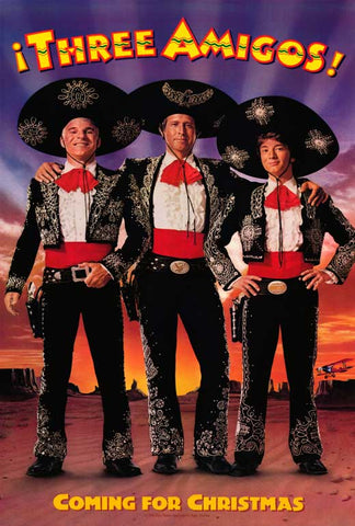 The Three Amigos 27 x 40 Movie Poster - Style B