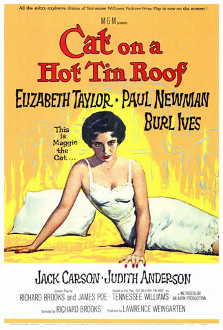 Cat On a Hot Tin Roof 27 x 40 Movie Poster - Style A