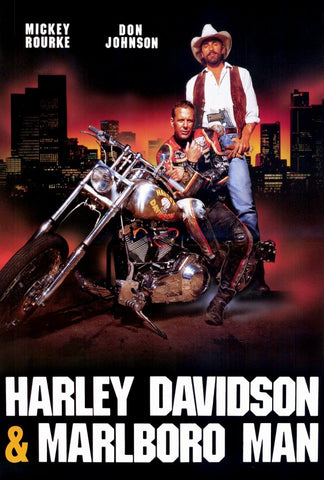 Harley Davidson and the Marlboro Man 27 x 40 Movie Poster - Style B