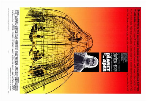Planet of the Apes 27 x 40 Movie Poster - Style A