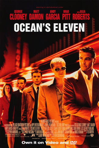 Ocean's Eleven 27 x 40 Movie Poster - Style C