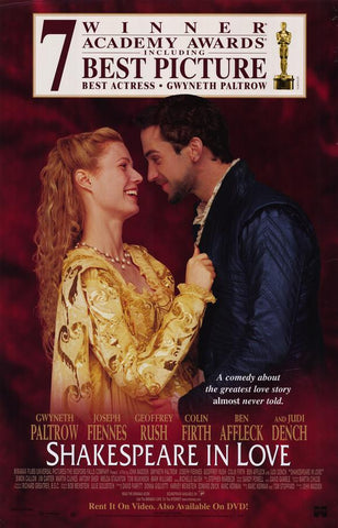 Shakespeare in Love 27 x 40 Movie Poster - Style B
