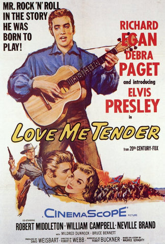 Love Me Tender 11 x 17 Movie Poster - Style B