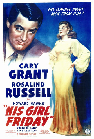 His Girl Friday 27 x 40 Movie Poster - Style A