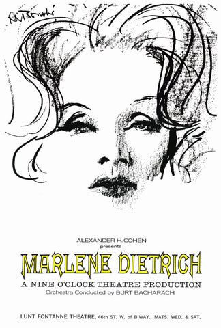 Marlene Dietrich 27 x 40 Movie Poster - Style A