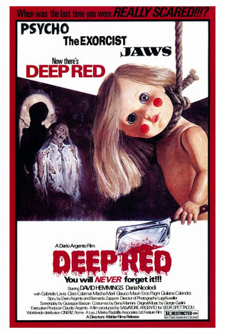 Deep Red 27 x 40 Movie Poster - Style A