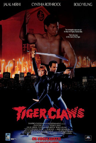 Tiger Claws 27 x 40 Movie Poster - Style A