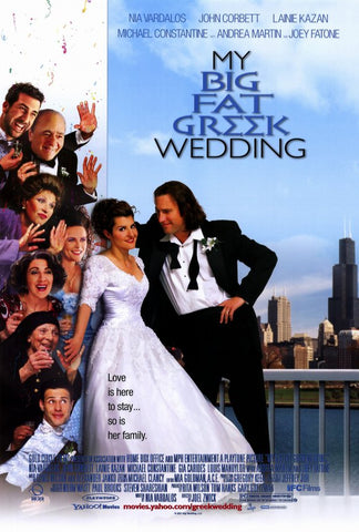 My Big Fat Greek Wedding 27 x 40 Movie Poster - Style B