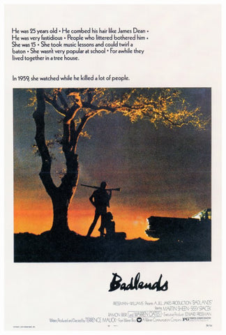 Badlands 27 x 40 Movie Poster - Style A